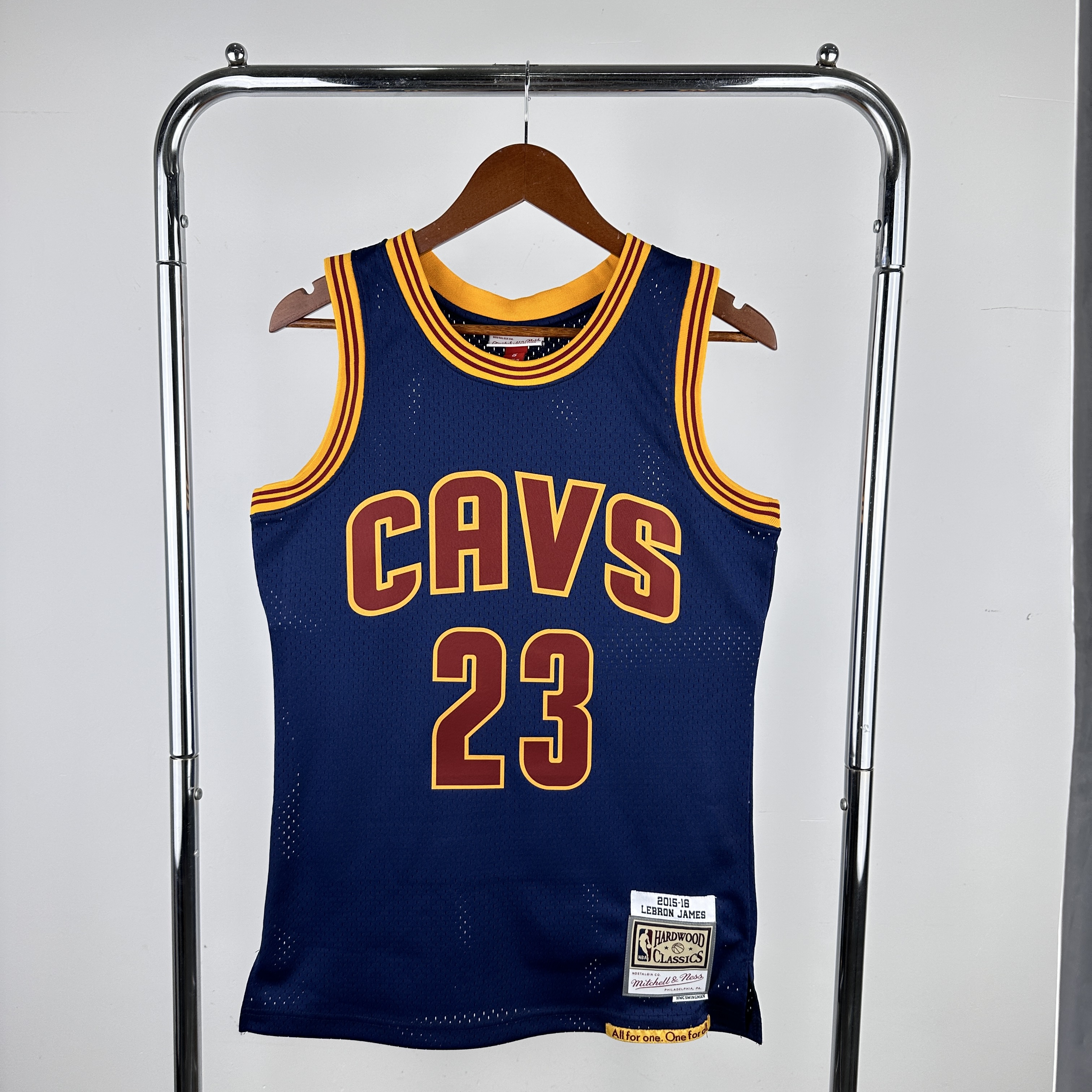 Men Cleveland Cavaliers #23 James Blue Throwback 2024 NBA Jersey->charlotte hornets->NBA Jersey